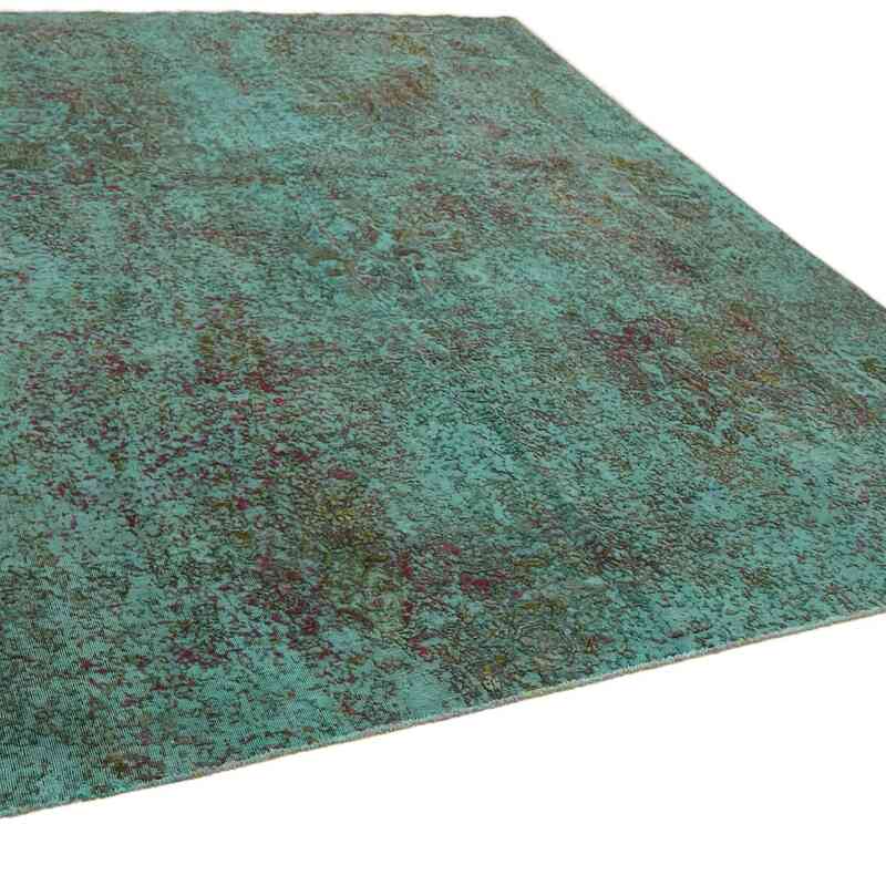 Boyalı El Dokuma Vintage Halı - 290 cm x 307 cm - K0066493
