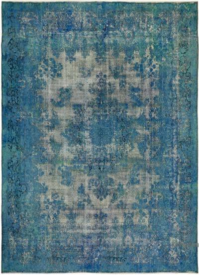 Boyalı El Dokuma Vintage Halı - 292 cm x 388 cm