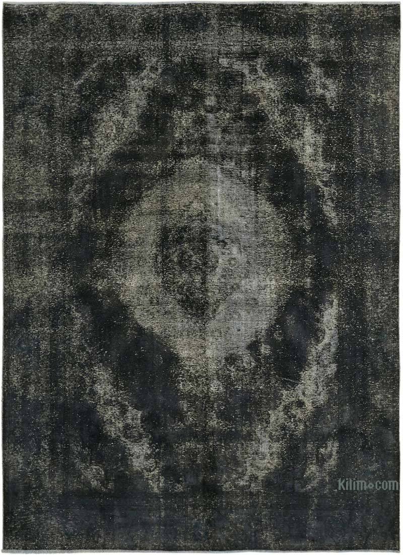 Over-dyed Vintage Hand-Knotted Oriental Rug - 9' 2" x 12' 6" (110" x 150") - K0066497