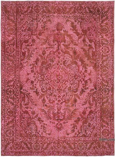 Over-dyed Vintage Hand-Knotted Oriental Rug - 9' 11" x 13' 2" (119 in. x 158 in.)