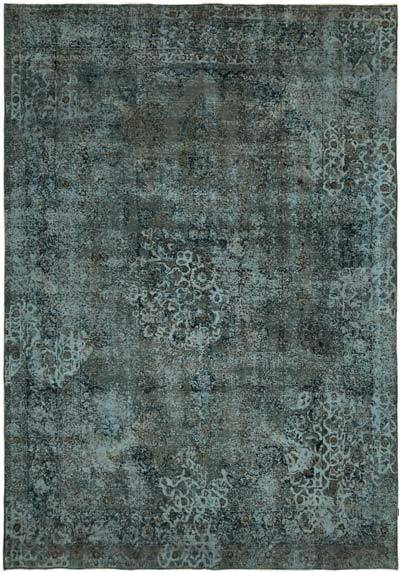 Over-dyed Vintage Hand-Knotted Oriental Rug - 7' 10" x 11' 1" (94 in. x 133 in.)