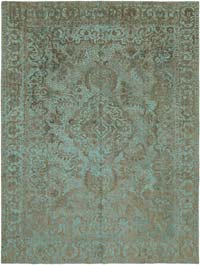 Boyalı El Dokuma Vintage Halı - 293 cm x 378 cm