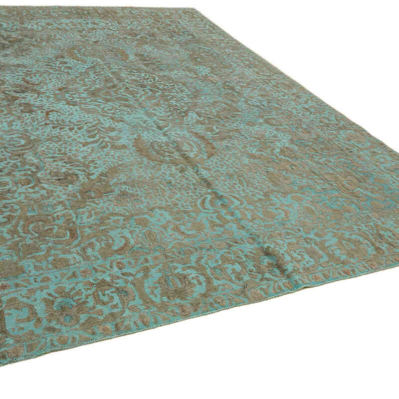 Over-dyed Vintage Hand-Knotted Oriental Rug - 9' 7" x 12' 5" (115" x 149") - K0066505