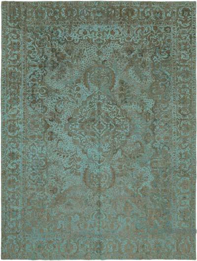 Over-dyed Vintage Hand-Knotted Oriental Rug - 9' 7" x 12' 5" (115 in. x 149 in.)