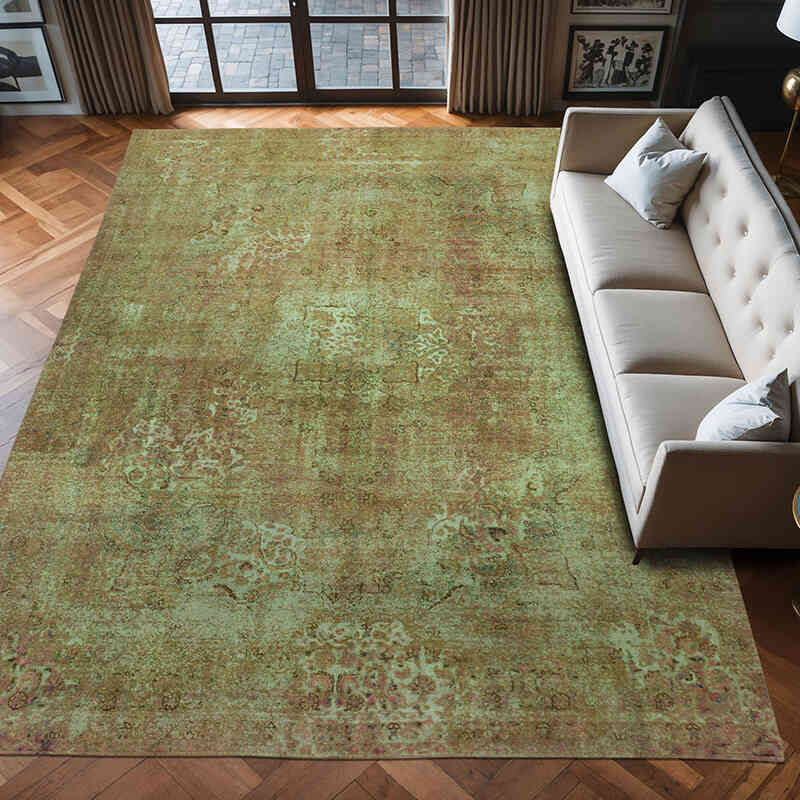 Alfombra Turca Vintage Sobre-teñida  - 285 cm x 390 cm - K0066508