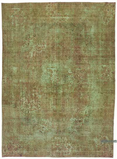 Boyalı El Dokuma Vintage Halı - 285 cm x 390 cm