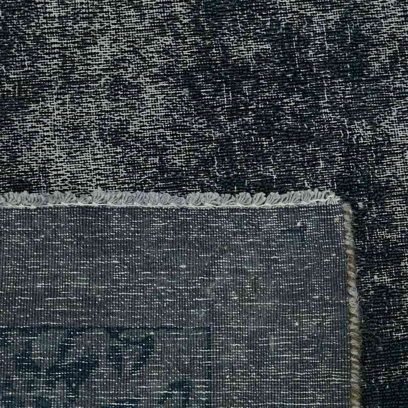 Siyah Boyalı El Dokuma Vintage Halı - 268 cm x 368 cm - K0066536