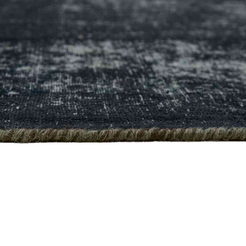 Siyah Boyalı El Dokuma Vintage Halı - 268 cm x 368 cm - K0066536