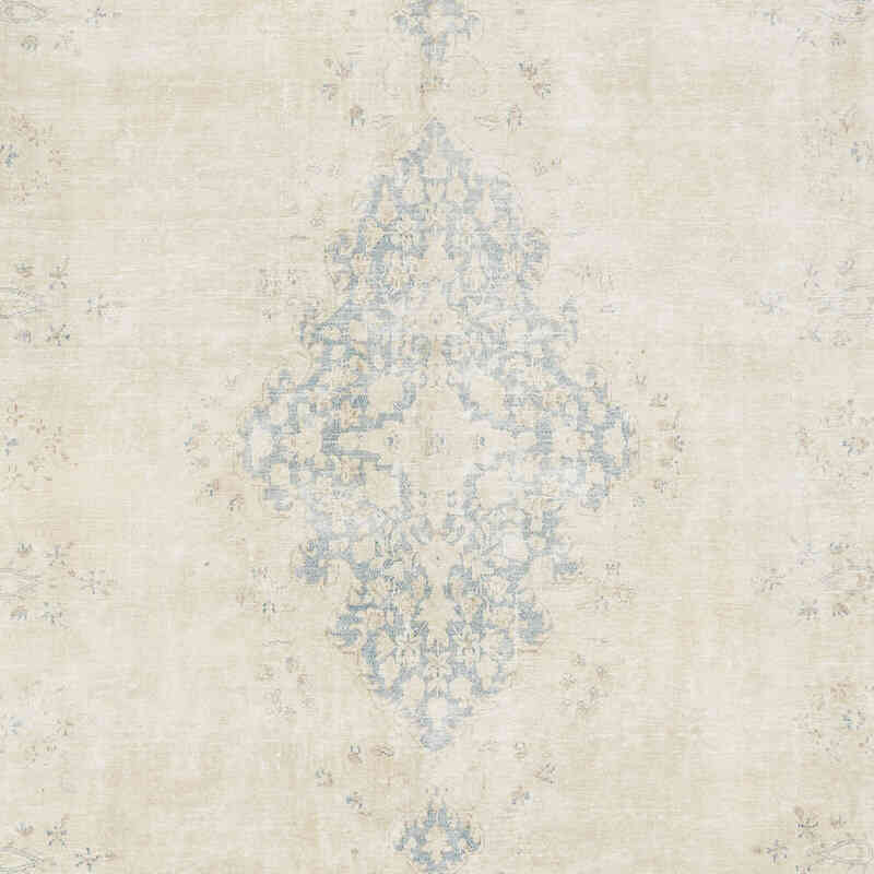 Vintage Hand-Knotted Oriental Rug - 9' 7" x 13' 11" (115" x 167") - K0066538