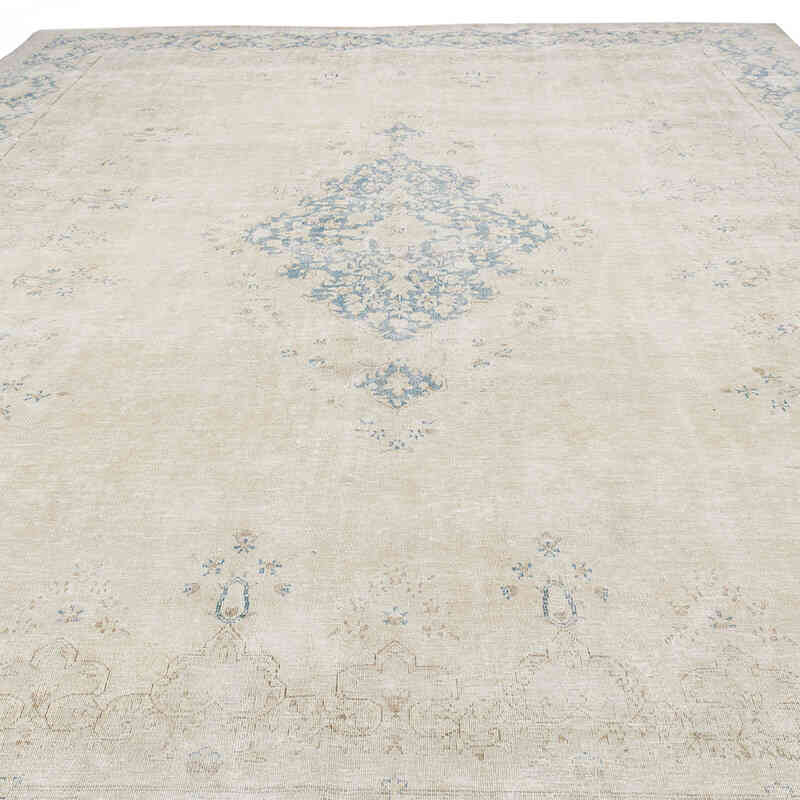 Vintage Hand-Knotted Oriental Rug - 9' 7" x 13' 11" (115" x 167") - K0066538