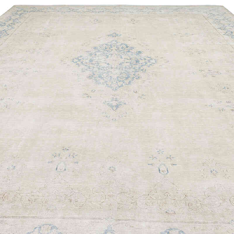 Vintage Hand-Knotted Oriental Rug - 9' 7" x 13' 11" (115" x 167") - K0066538