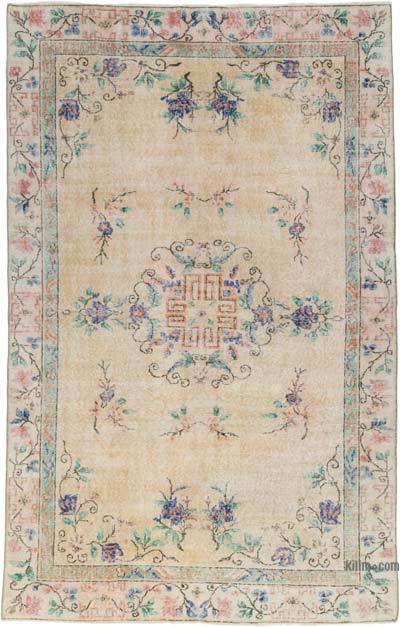 Alfombra Vintage Turca Anudada a Mano - 175 cm x 272 cm