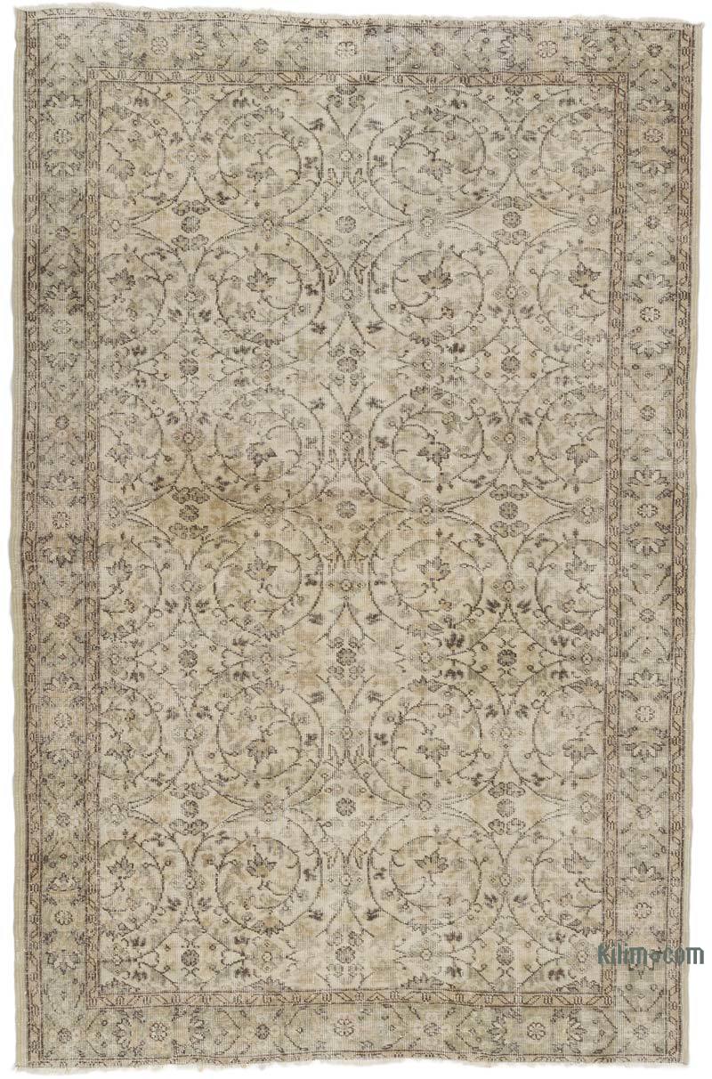 Alfombra Vintage Turca Anudada a Mano - 184 cm x 285 cm - K0066573