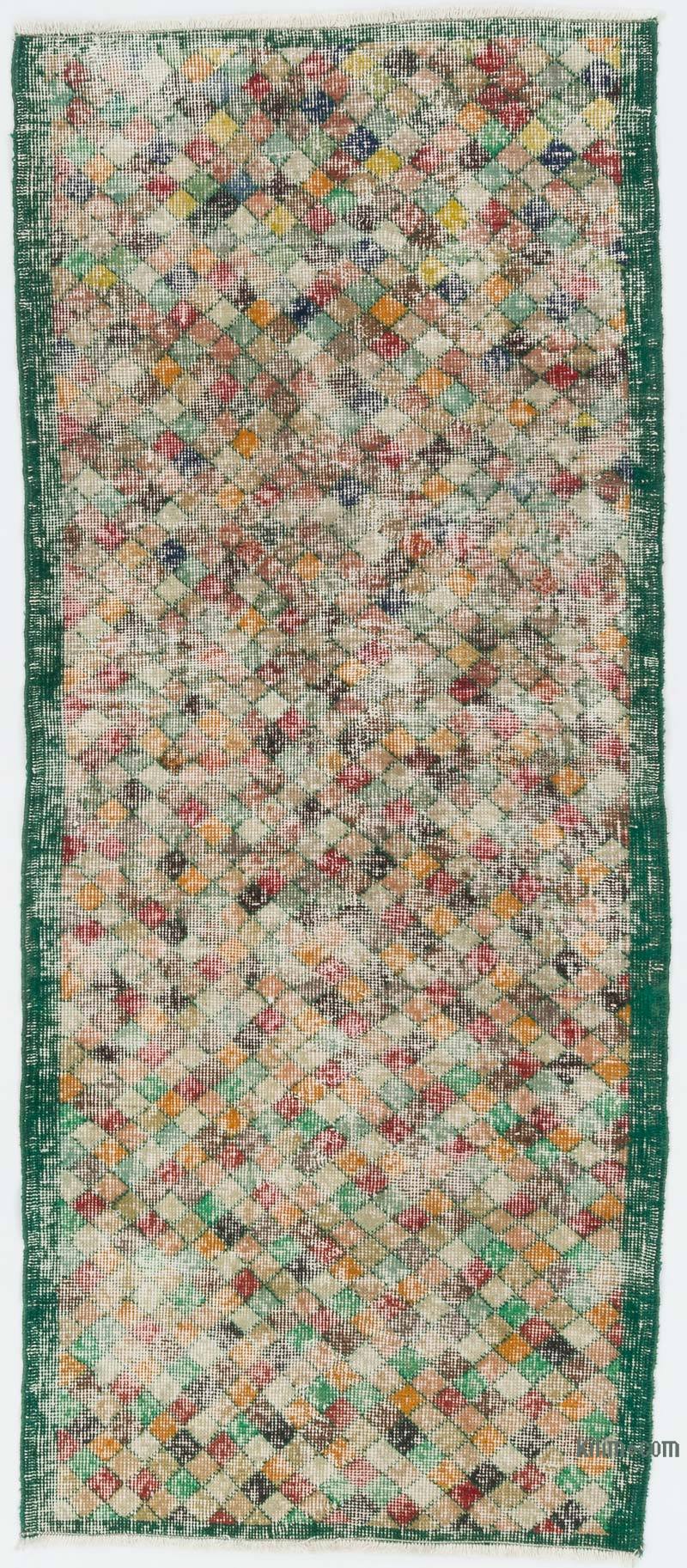 Alfombra Turca Vintage De Pasillo - 74 cm x 177 cm - K0066584