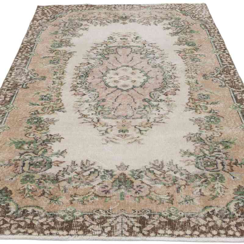 Vintage Turkish Hand-Knotted Rug - 3' 8" x 6' 11" (44" x 83") - K0066585