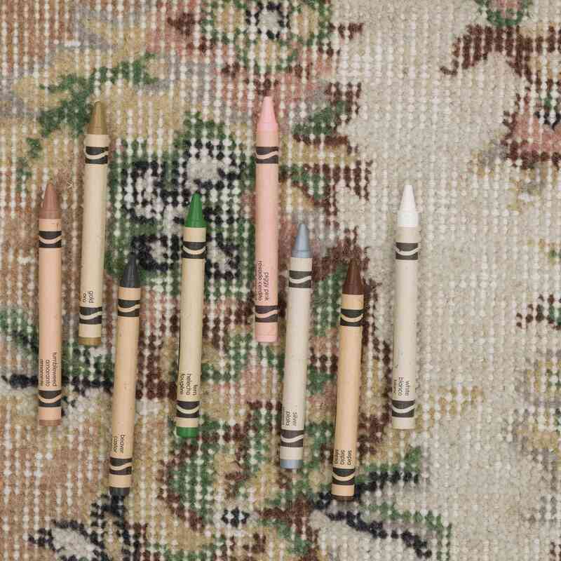 Vintage Turkish Hand-Knotted Rug - 3' 8" x 6' 11" (44" x 83") - K0066585