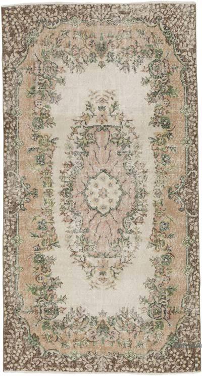 Vintage Turkish Hand-Knotted Rug - 3' 8" x 6' 11" (44" x 83")