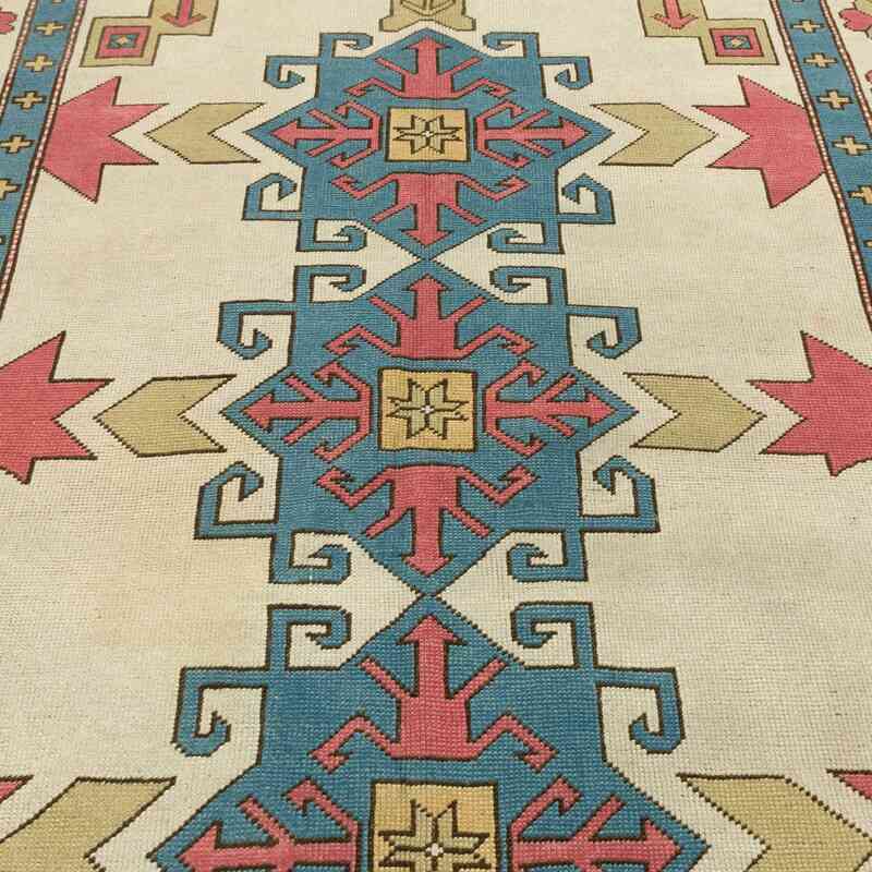 Alfombra Vintage Turca Anudada a Mano - 192 cm x 232 cm - K0066589