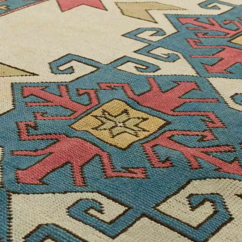 Alfombra Vintage Turca Anudada a Mano - 192 cm x 232 cm - K0066589