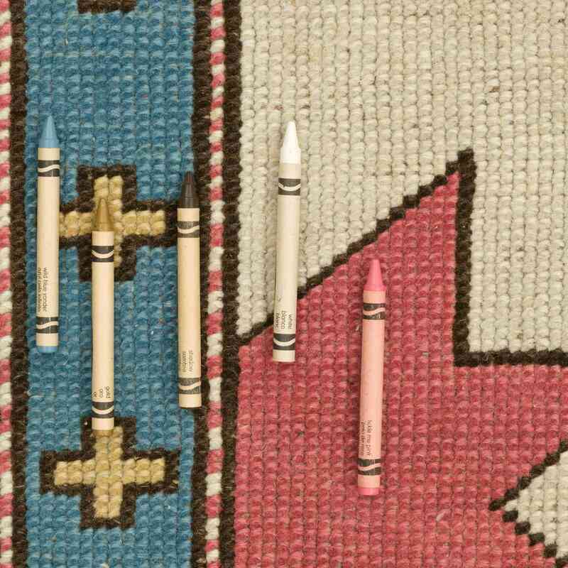 Alfombra Vintage Turca Anudada a Mano - 192 cm x 232 cm - K0066589