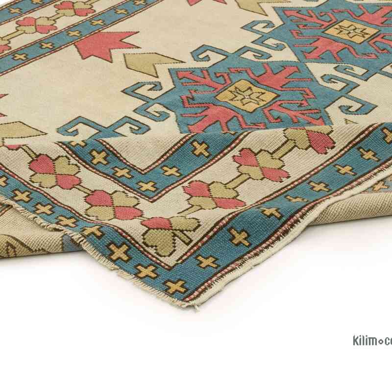 Alfombra Vintage Turca Anudada a Mano - 192 cm x 232 cm - K0066589