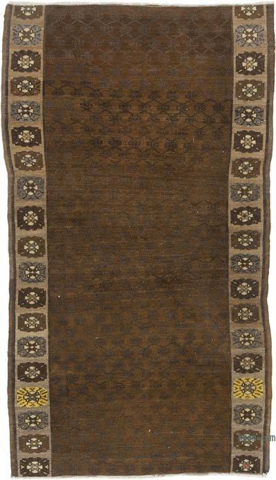 Vintage Turkish Hand-Knotted Rug - 4' 2" x 7' 3" (50 in. x 87 in.)