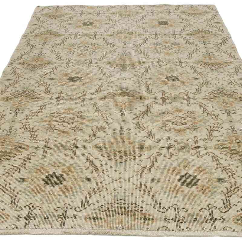 Alfombra Vintage Turca Anudada a Mano - 122 cm x 201 cm - K0066595