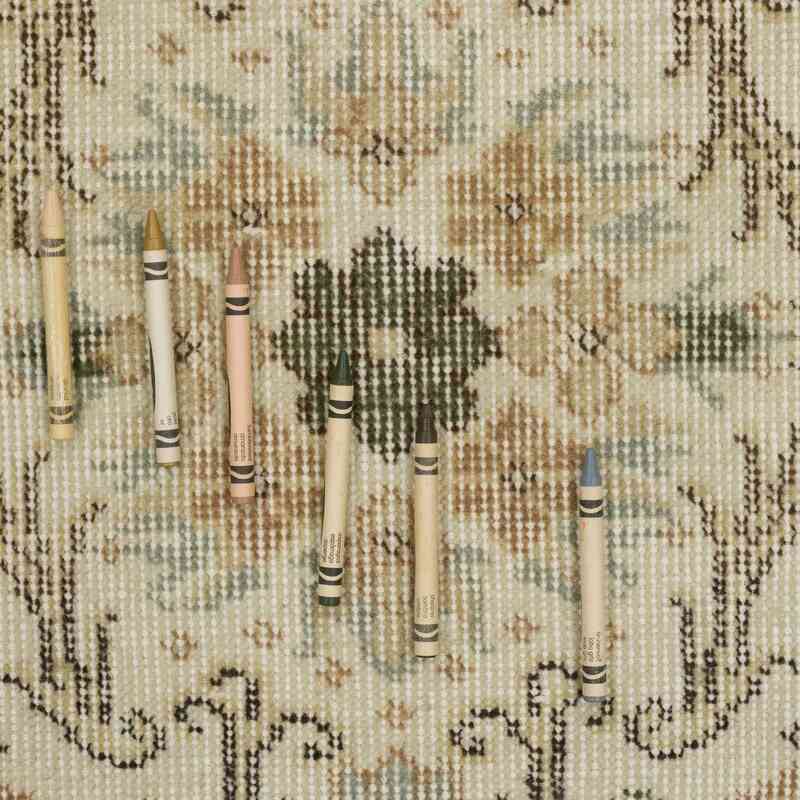Alfombra Vintage Turca Anudada a Mano - 122 cm x 201 cm - K0066595