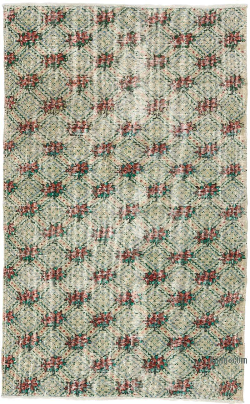 Vintage Turkish Hand-Knotted Rug - 3' 10" x 6' 3" (46 in. x 75 in.) - K0066596