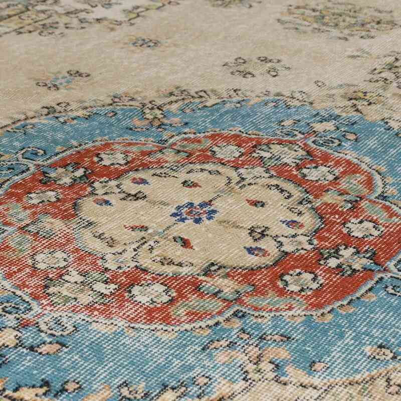 Vintage Turkish Hand-Knotted Rug - 5' 9" x 9' 7" (69" x 115") - K0066597
