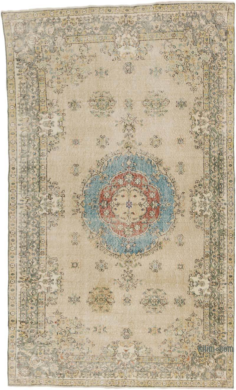 Vintage Turkish Hand-Knotted Rug - 5' 9" x 9' 7" (69" x 115") - K0066597