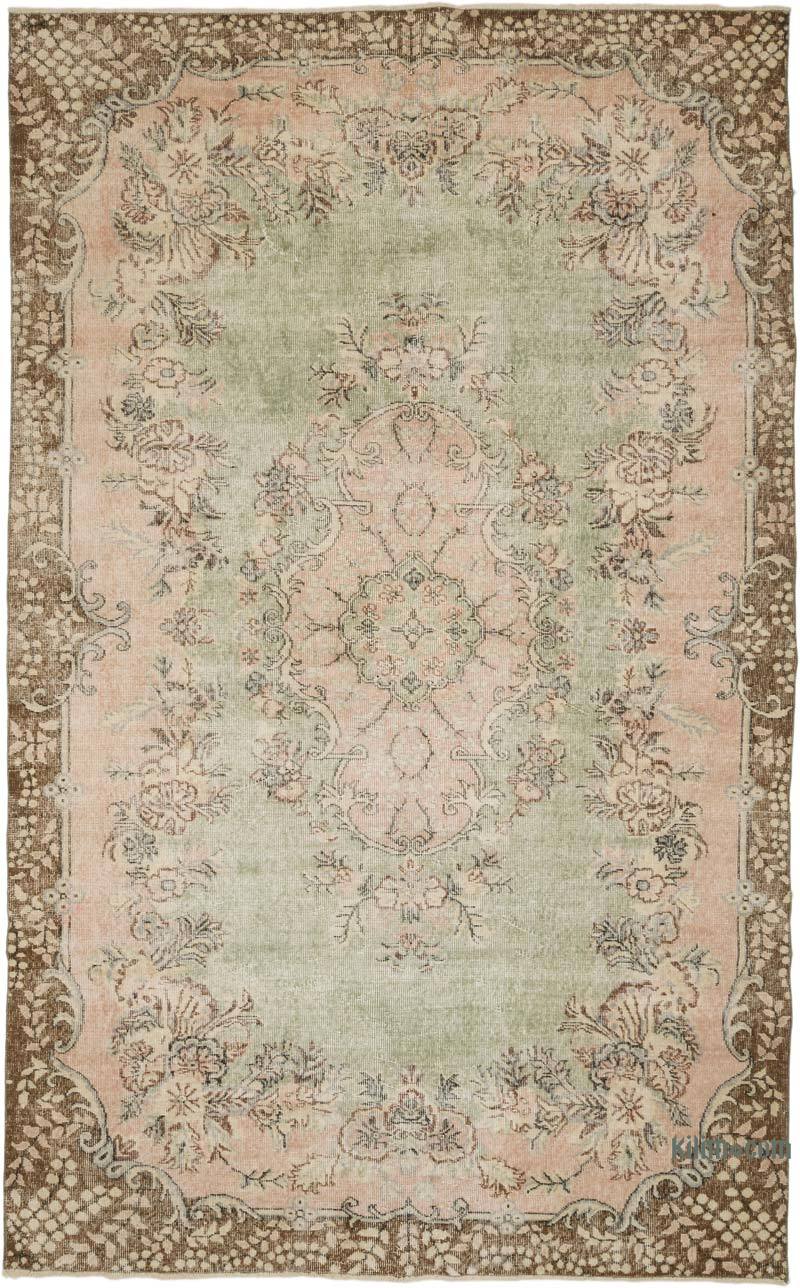 Vintage Turkish Hand-Knotted Rug - 6' 7" x 10' 6" (79" x 126") - K0066601