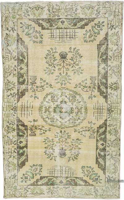 Alfombra Vintage Turca Anudada a Mano - 175 cm x 282 cm