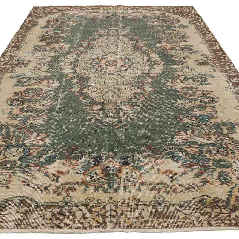 Alfombra Vintage Turca Anudada a Mano - 173 cm x 298 cm - K0066604