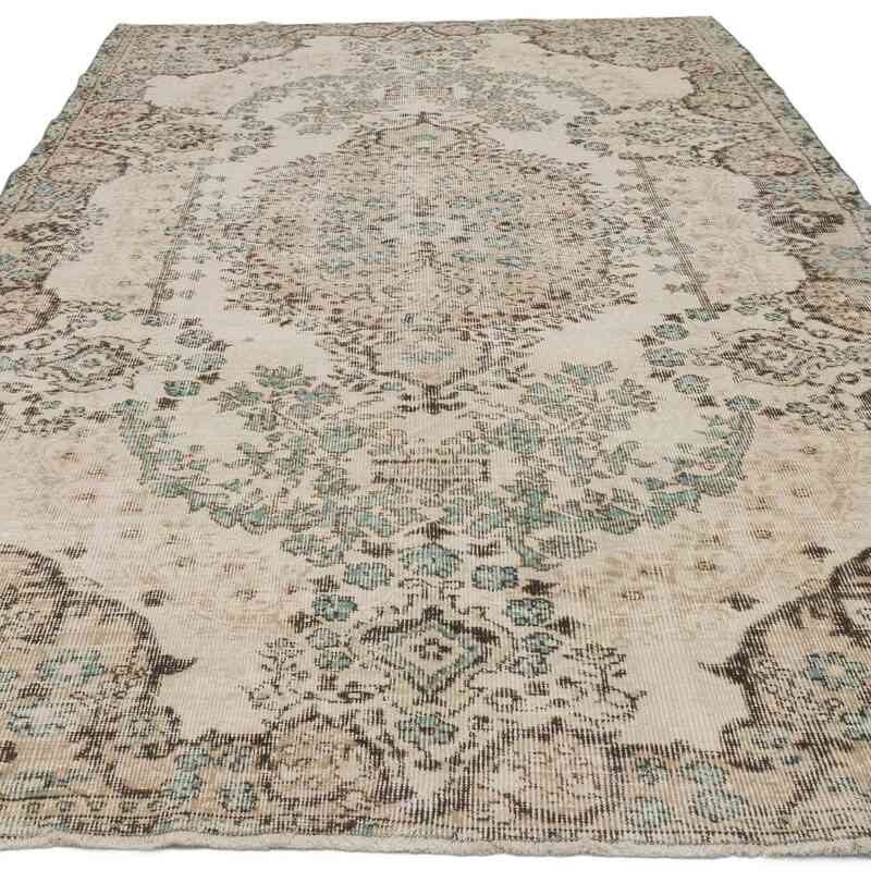 Vintage Turkish Hand-Knotted Rug - 6' 1" x 10' 1" (73" x 121") - K0066607