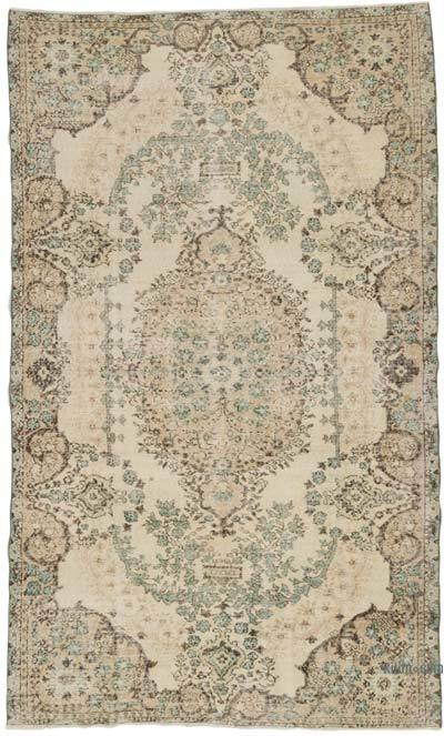 Alfombra Vintage Turca Anudada a Mano - 186 cm x 308 cm