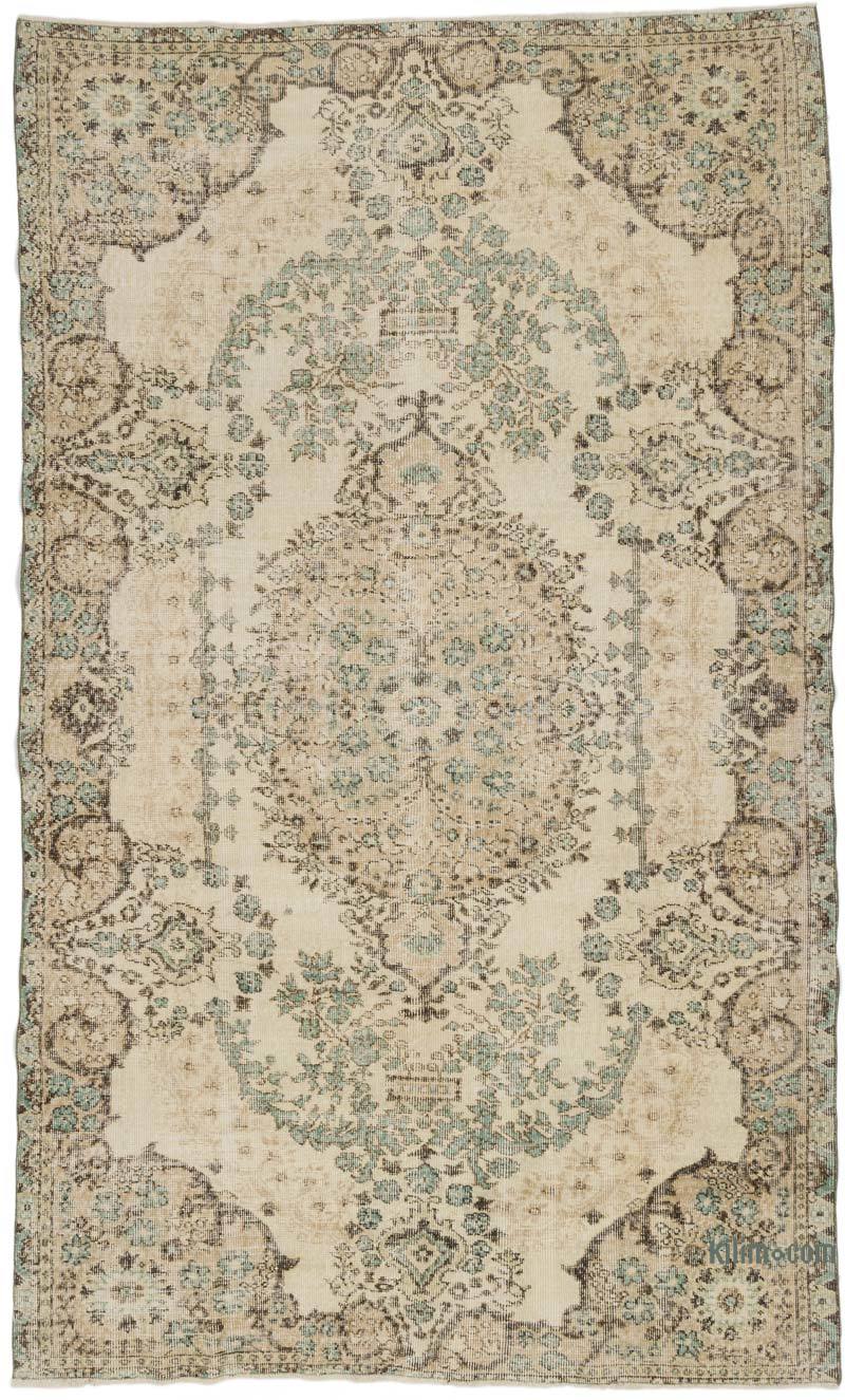 Vintage Turkish Hand-Knotted Rug - 6' 1" x 10' 1" (73" x 121") - K0066607