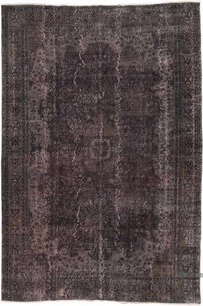 Over-dyed Vintage Hand-Knotted Turkish Rug - 6' 8" x 10'  (80 in. x 120 in.)