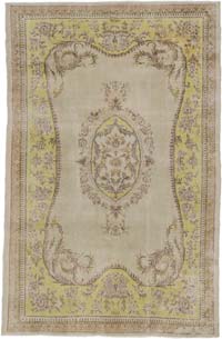 Vintage Turkish Hand-Knotted Rug - 5' 11
