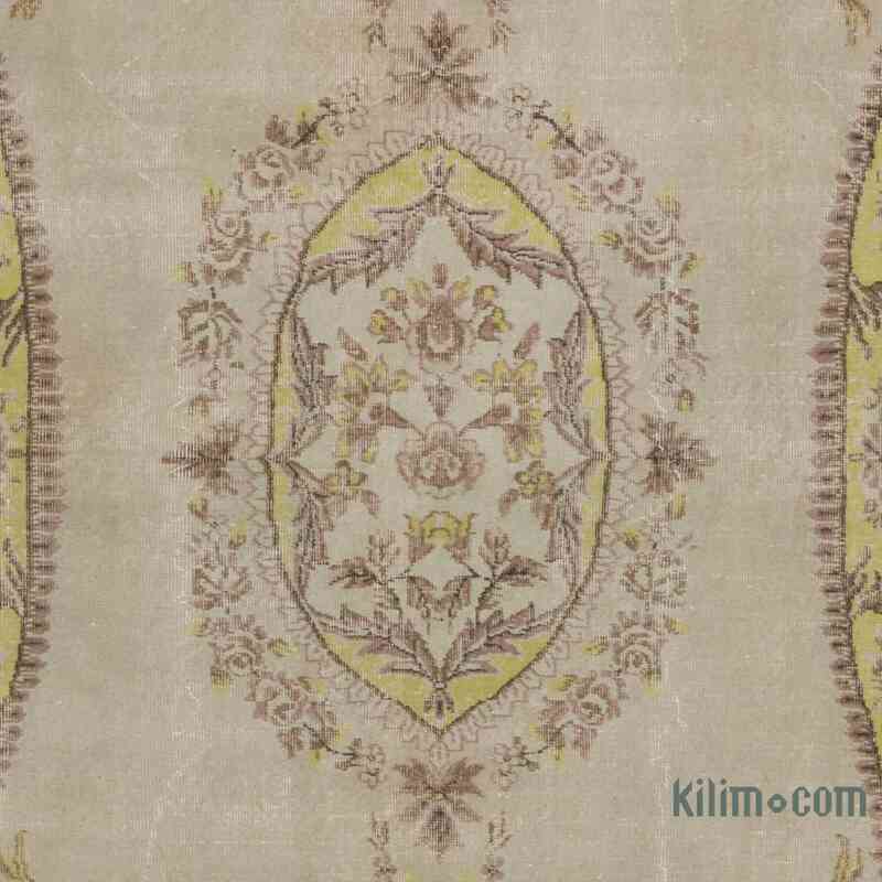 Alfombra Vintage Turca Anudada a Mano - 204 cm x 307 cm - K0066611