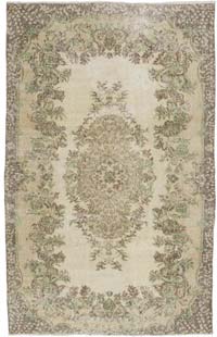 Vintage Turkish Hand-Knotted Rug - 5' 3" x 8' 4" (63" x 100")