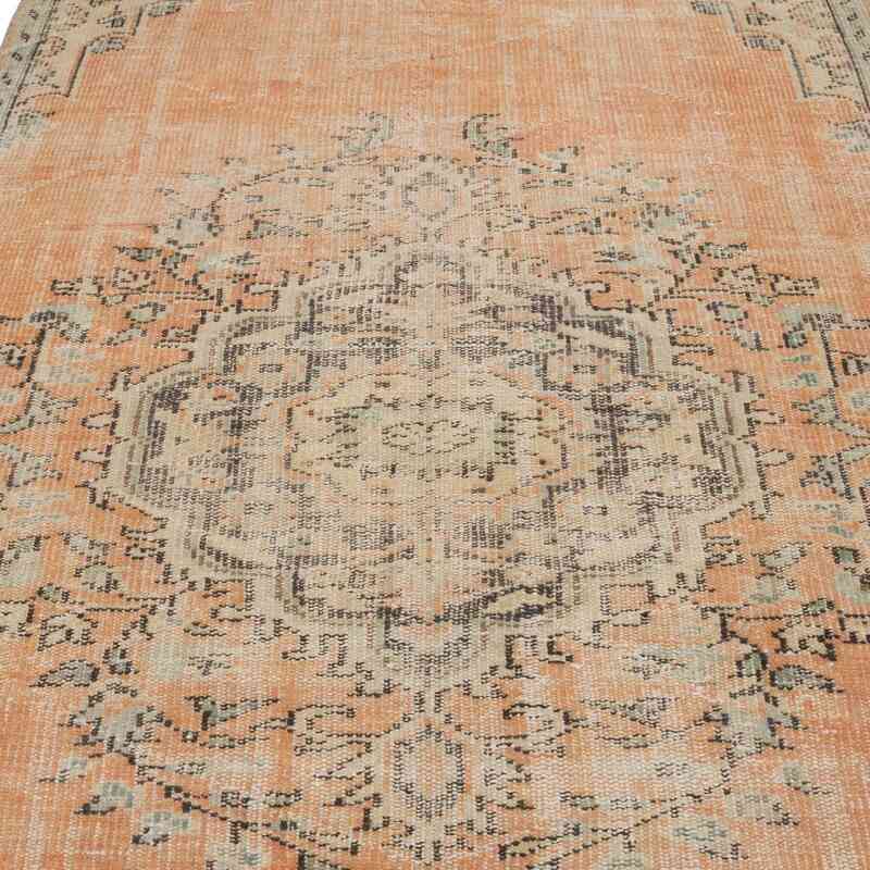Alfombra Vintage Turca Anudada a Mano - 145 cm x 265 cm - K0066613