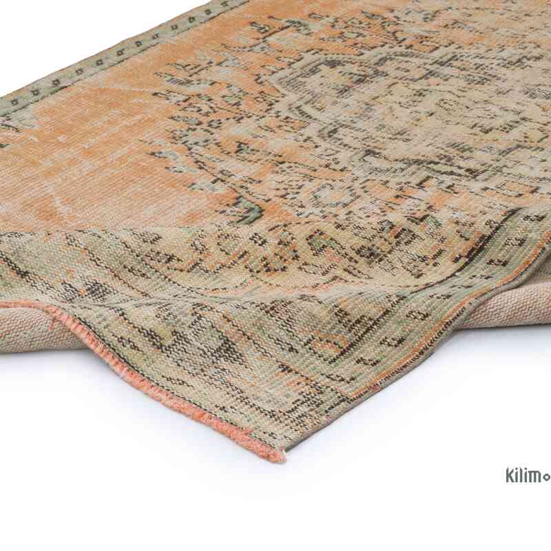 Alfombra Vintage Turca Anudada a Mano - 145 cm x 265 cm - K0066613