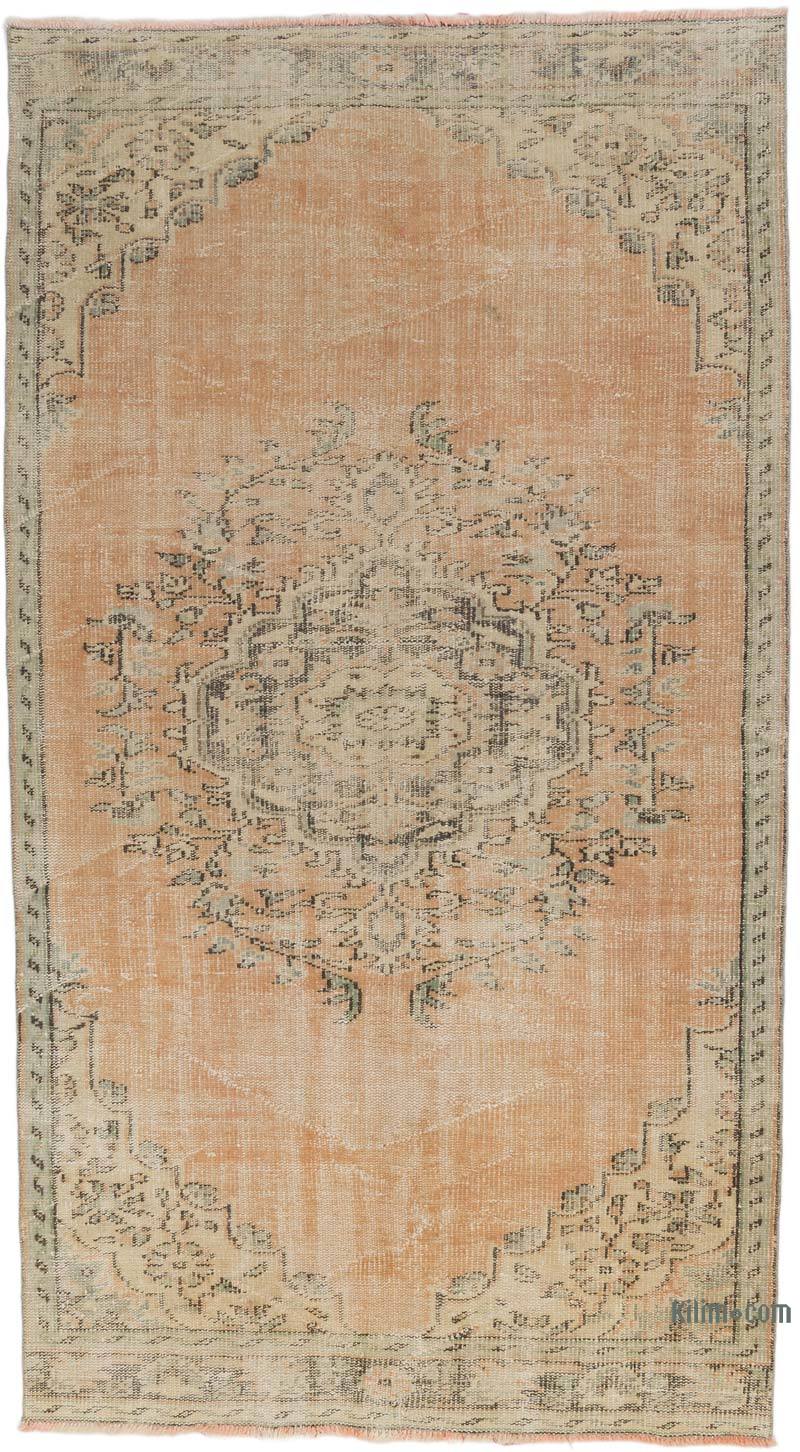 Alfombra Vintage Turca Anudada a Mano - 145 cm x 265 cm - K0066613