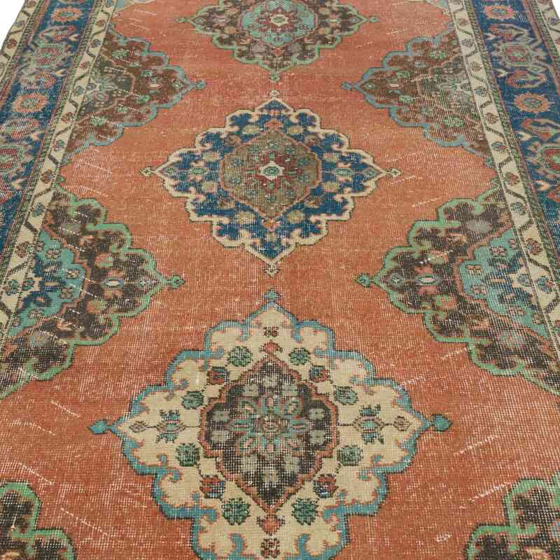 Alfombra Turca Vintage De Pasillo - 147 cm x 386 cm - K0066616