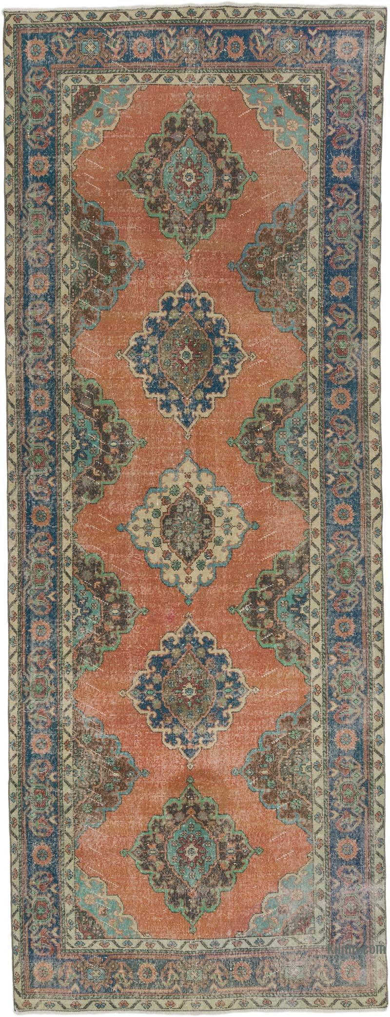 Alfombra Turca Vintage De Pasillo - 147 cm x 386 cm - K0066616