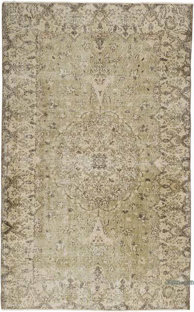 Alfombra Vintage Turca Anudada a Mano - 153 cm x 248 cm