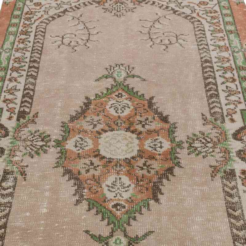 Alfombra Vintage Turca Anudada a Mano - 133 cm x 230 cm - K0066630