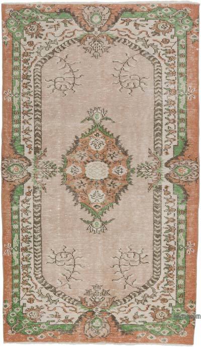 Alfombra Vintage Turca Anudada a Mano - 133 cm x 230 cm