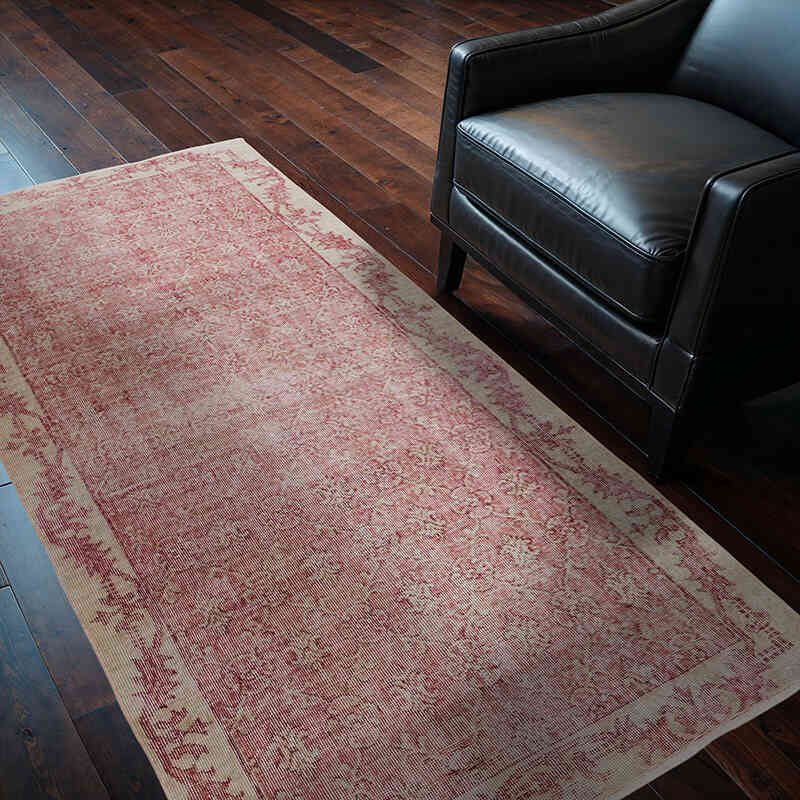 El Dokuma Vintage Halı - 115 cm x 202 cm - K0066634